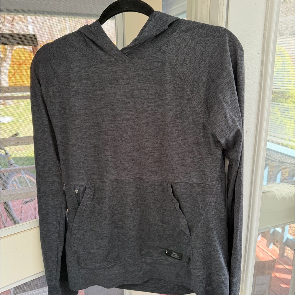 Black Diamond Charcoal Gray Sun Hoody